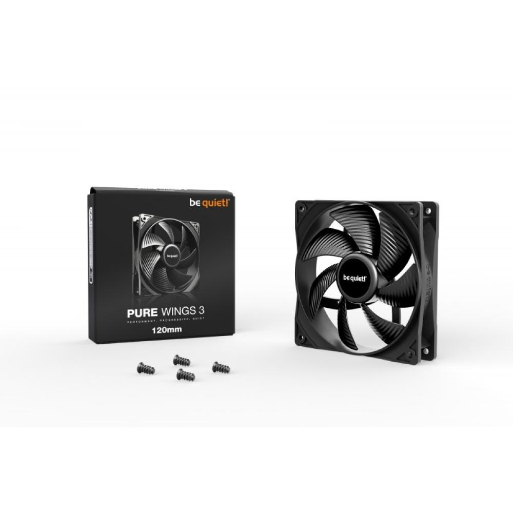 be quiet! - Pure Wings 3 120mm Carcasa del ordenador Ventilador 12 cm Negro 1 pieza(s)