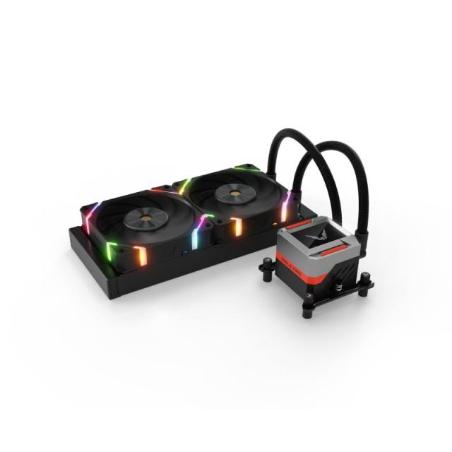 Valkyrie - VK-AIOSY240B sistema de refrigeración para ordenador Procesador Sistema de refrigeración líquida todo en uno 24 cm Ne