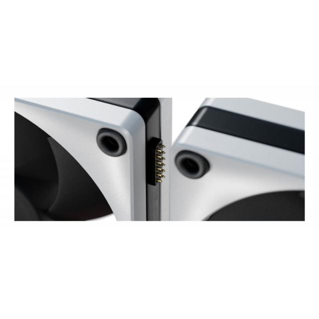 HYTE - THICC FP12 Carcasa del ordenador Ventilador 12 cm Negro, Blanco 3 pieza(s)