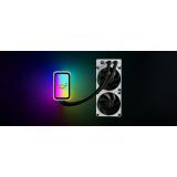 HYTE - THICC Q60 Procesador Kit de refrigeración líquida 12 cm Negro, Blanco 2 pieza(s)