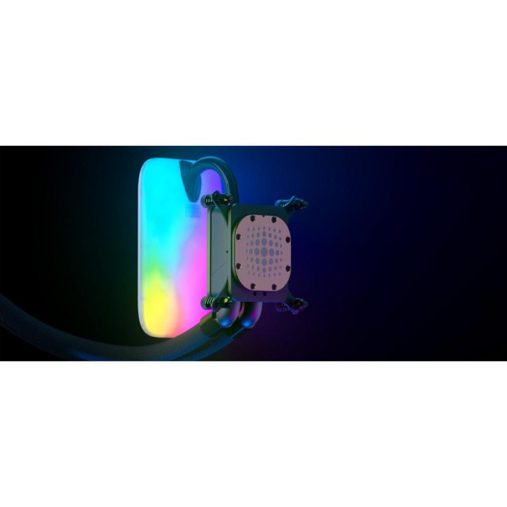 HYTE - THICC Q60 Procesador Kit de refrigeración líquida 12 cm Negro, Blanco 2 pieza(s)