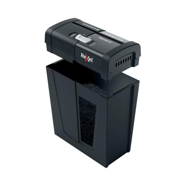 Rexel - Secure X8 triturador de papel Corte cruzado 68 dB Negro