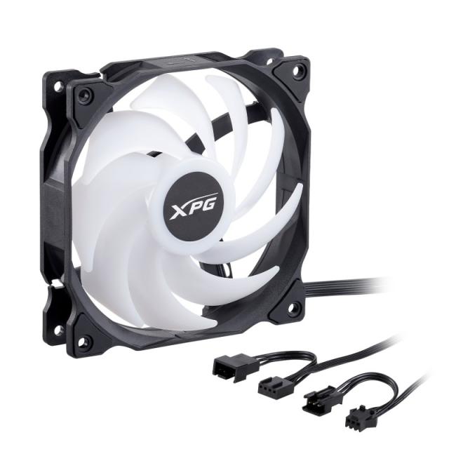 XPG - VENTO 120 ARGB PWM (paquete de 3) Negro