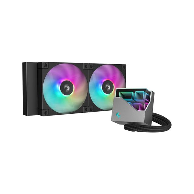 DeepCool - LT240 Procesador Sistema de refrigeración líquida todo en uno 12 cm Negro 1 pieza(s)