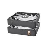 Thermaltake - CT120 EX ARGB Carcasa del ordenador Ventilador 12 cm Negro, Blanco 3 pieza(s)