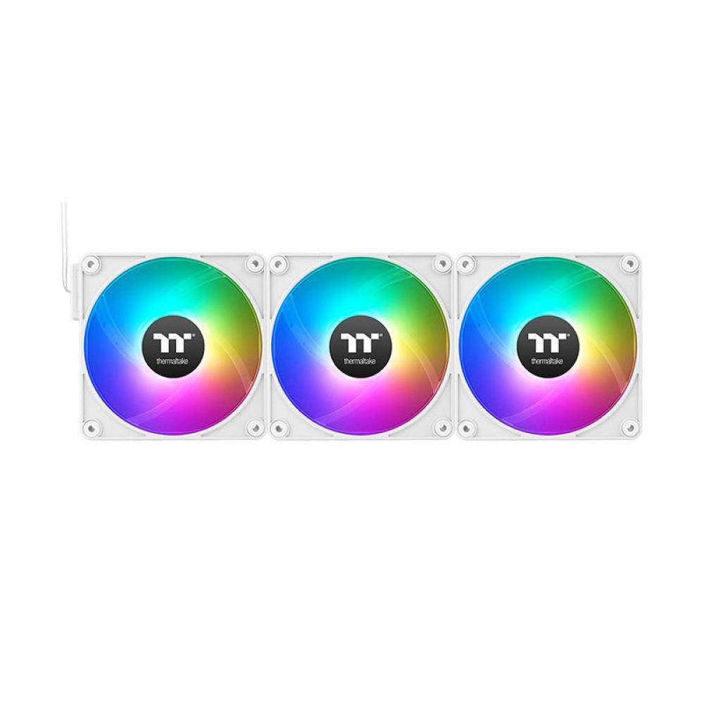 Thermaltake - CL-F191-PL14SW-A sistema de refrigeración para ordenador Carcasa del ordenador Ventilador 14 cm Blanco 3 pieza(s)