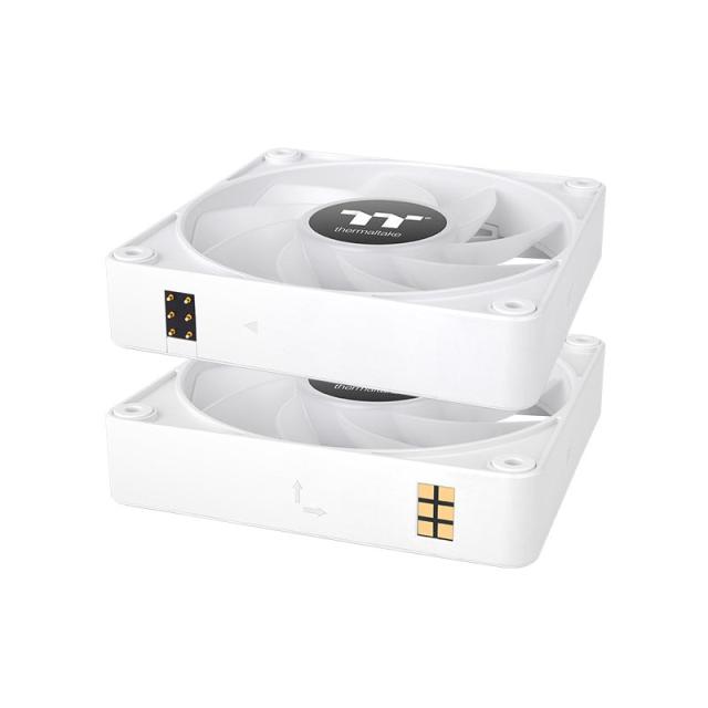 Thermaltake - CL-F195-PL14SW-A sistema de refrigeración para ordenador Carcasa del ordenador Ventilador 14 cm Blanco 3 pieza(s)