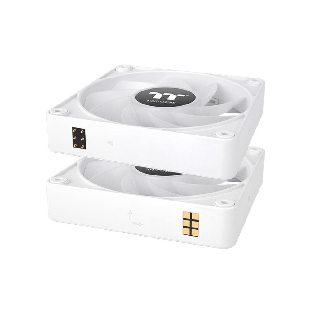 Thermaltake - CL-F195-PL14SW-A sistema de refrigeración para ordenador Carcasa del ordenador Ventilador 14 cm Blanco 3 pieza(s)