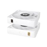 Thermaltake - CL-F195-PL14SW-A sistema de refrigeración para ordenador Carcasa del ordenador Ventilador 14 cm Blanco 3 pieza(s)