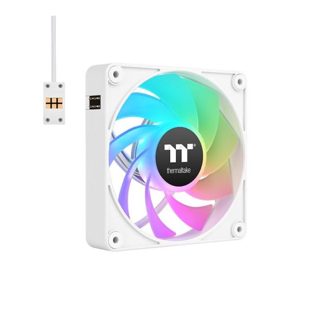 Thermaltake - CL-F195-PL14SW-A sistema de refrigeración para ordenador Carcasa del ordenador Ventilador 14 cm Blanco 3 pieza(s)
