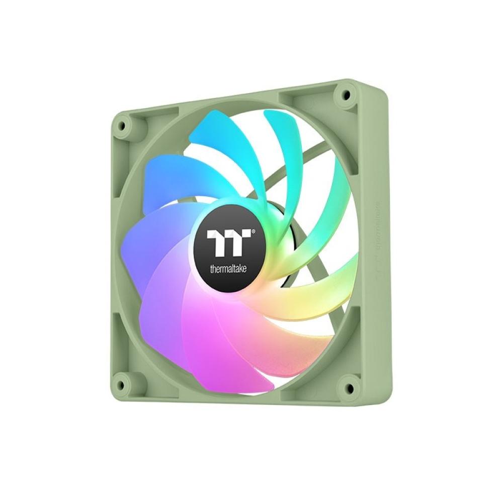 Thermaltake - Matcha Green CT120 Carcasa del ordenador Ventilador 12 cm Gris 2 pieza(s) - CL-F200-PL12MG-A