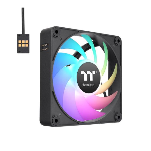 Thermaltake - CL-F182-PL14SW-A sistema de refrigeración para ordenador Carcasa del ordenador Ventilador 14 cm Negro 3 pieza(s)