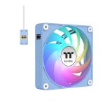 Thermaltake - CL-F196-PL12BU-A sistema de refrigeración para ordenador Carcasa del ordenador Ventilador 12 cm Azul 3 pieza(s)