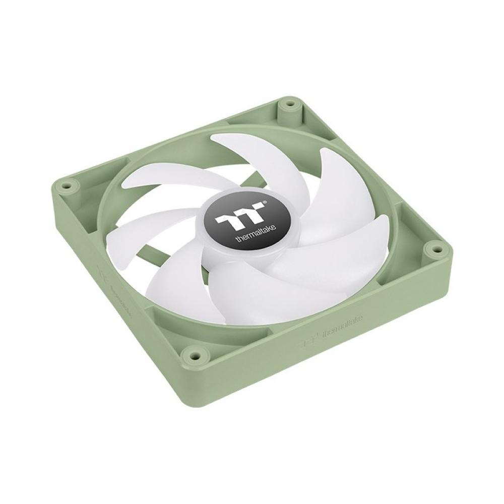 Thermaltake - Matcha Green CT120 Carcasa del ordenador Ventilador 12 cm Verde, Blanco 2 pieza(s)
