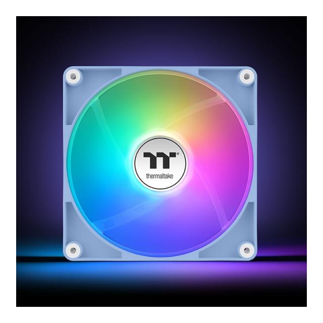 Thermaltake - Fan Hydrangea Blue CT120 Carcasa del ordenador Ventilador 12 cm Azul, Blanco 2 pieza(s)