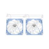 Thermaltake - Fan Hydrangea Blue CT120 Carcasa del ordenador Ventilador 12 cm Azul, Blanco 2 pieza(s)