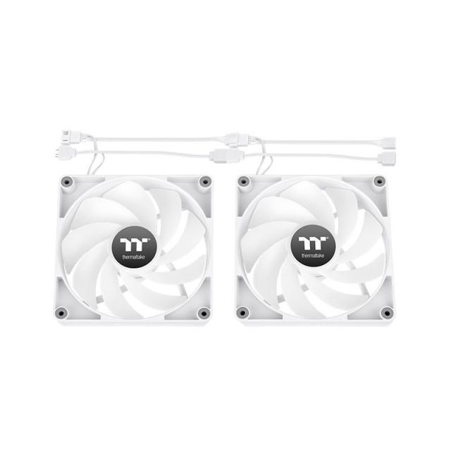 Thermaltake - CT120 Reverse ARGB Carcasa del ordenador Ventilador 12 cm Blanco 2 pieza(s)