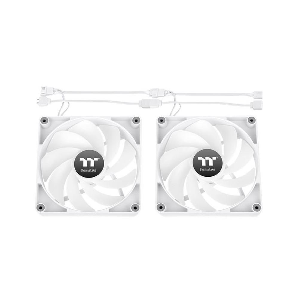 Thermaltake - CT120 Reverse ARGB Carcasa del ordenador Ventilador 12 cm Blanco 2 pieza(s)