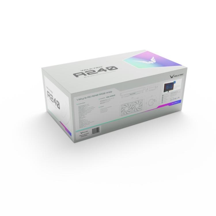 Valkyrie - A240 Procesador Sistema de refrigeración líquida todo en uno 24 cm Blanco