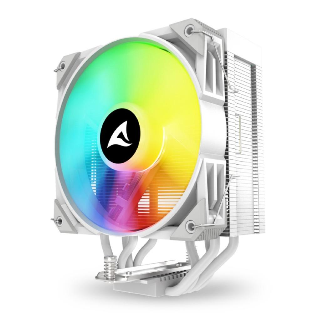 Sharkoon - A40 RGB Procesador Refrigerador de aire 12 cm Blanco 1 pieza(s)