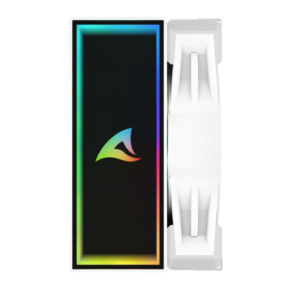 Sharkoon - A40 RGB Procesador Refrigerador de aire 12 cm Blanco 1 pieza(s)