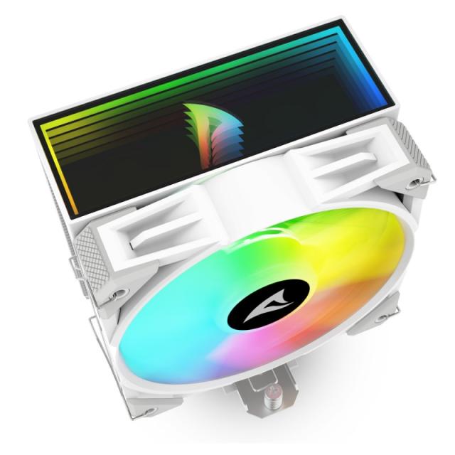 Sharkoon - A40 RGB Procesador Refrigerador de aire 12 cm Blanco 1 pieza(s)
