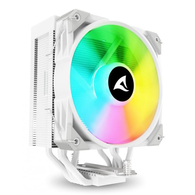 Sharkoon - A50 RGB Procesador Refrigerador de aire 12 cm Blanco 1 pieza(s)