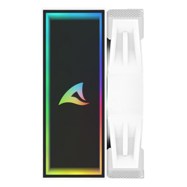 Sharkoon - A50 RGB Procesador Refrigerador de aire 12 cm Blanco 1 pieza(s)