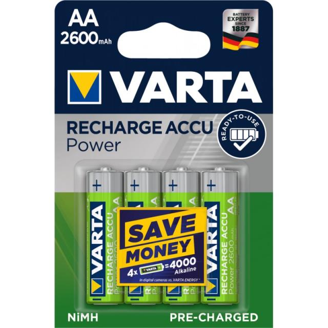 Varta - 05716 Batería recargable AA Níquel-metal hidruro (NiMH)
