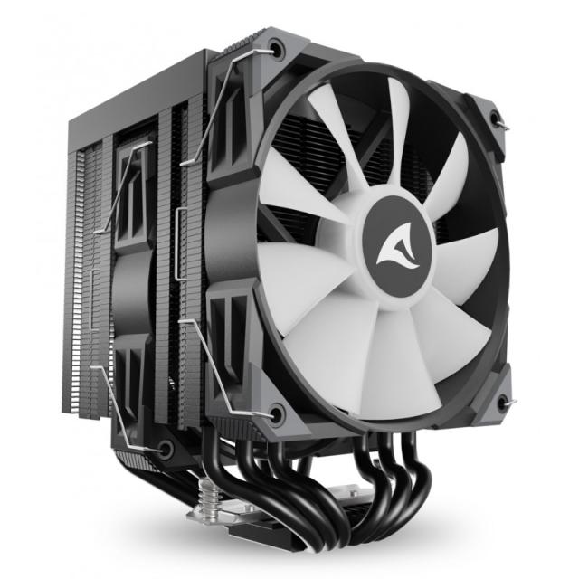 Sharkoon - A60 RGB Procesador Refrigerador de aire 12 cm Negro 1 pieza(s)
