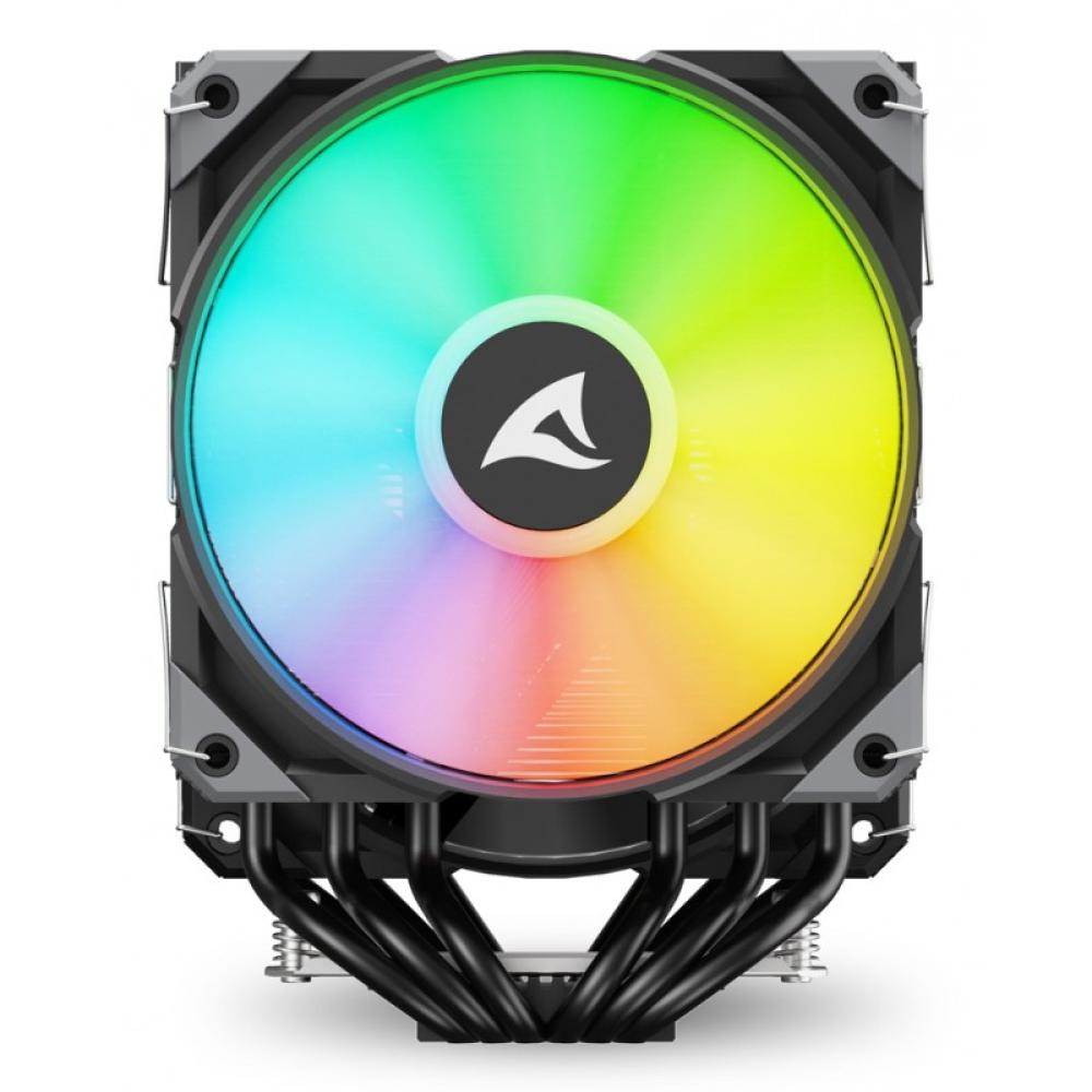 Sharkoon - A60 RGB Procesador Refrigerador de aire 12 cm Negro 1 pieza(s)