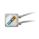 GIGABYTE - GAMING 360 ICE Refrigeración Líquida para CPU - 3x120 mm Ventiladores ARGB, Mecanismo de enclavamiento deslizante, DA