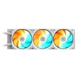 GIGABYTE - GAMING 360 ICE Refrigeración Líquida para CPU - 3x120 mm Ventiladores ARGB, Mecanismo de enclavamiento deslizante, DA