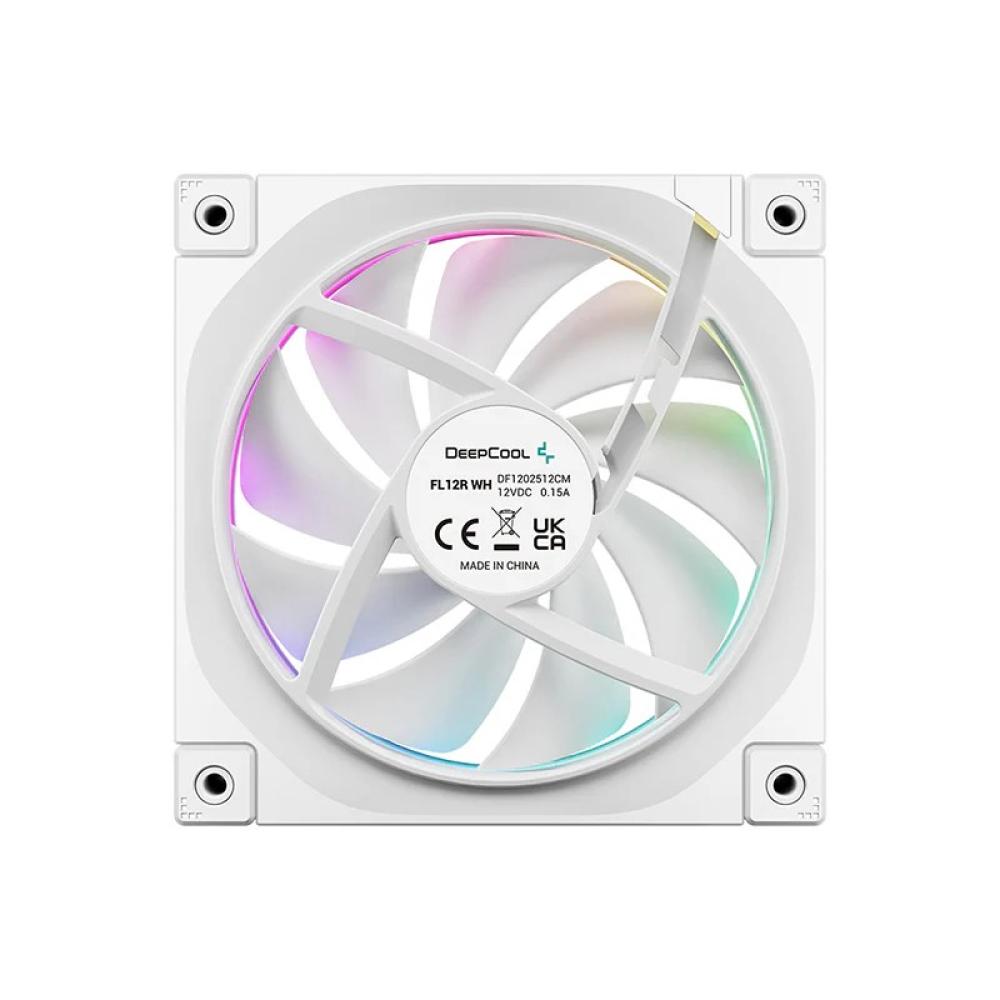 DeepCool - FL12R Carcasa del ordenador Ventilador 12 cm Blanco 1 pieza(s)
