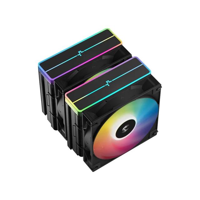 DeepCool - AG620 BK ARGB V2 Conjunto de chips, Placa base Refrigerador de aire 12 cm Negro 1 pieza(s)