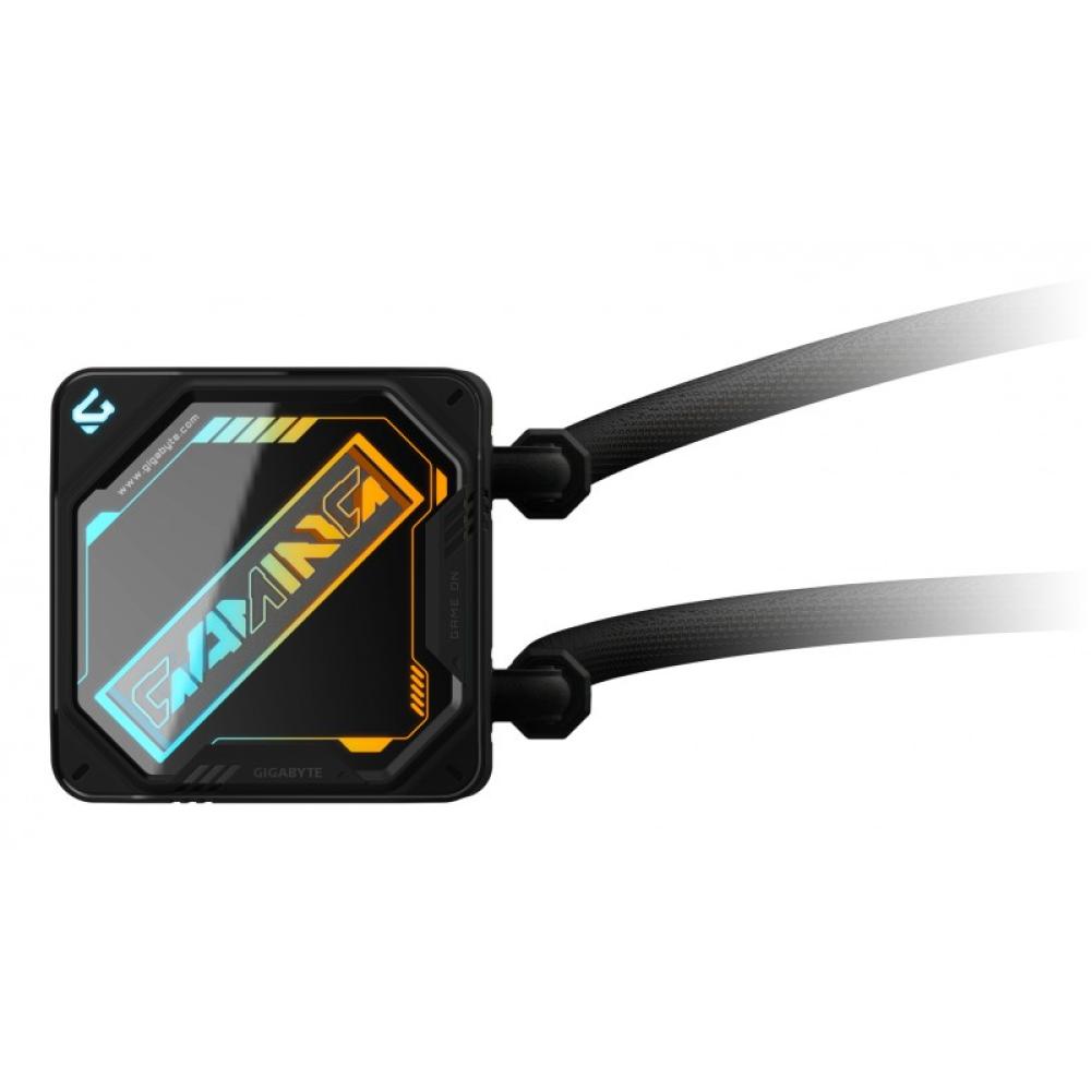 GIGABYTE - GAMING 240 Refrigeración Líquida para CPU - 2x120mm Ventiladores ARGB, mecanismo de enclavamiento deslizante, DAISY-C