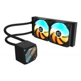 GIGABYTE - GAMING 240 Refrigeración Líquida para CPU - 2x120mm Ventiladores ARGB, mecanismo de enclavamiento deslizante, DAISY-C