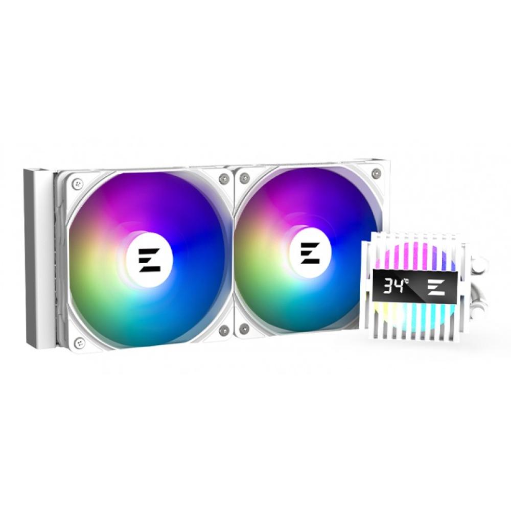 Zalman - ALPHA2 A24 WHITE sistema de refrigeración para ordenador Procesador Sistema de refrigeración líquida todo en uno 12 cm