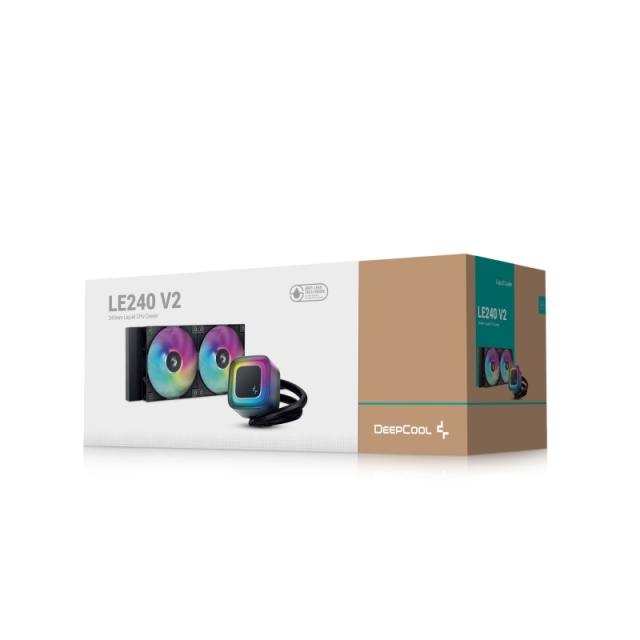 DeepCool - LE240 V2 Procesador Sistema de refrigeración líquida todo en uno 12 cm Negro