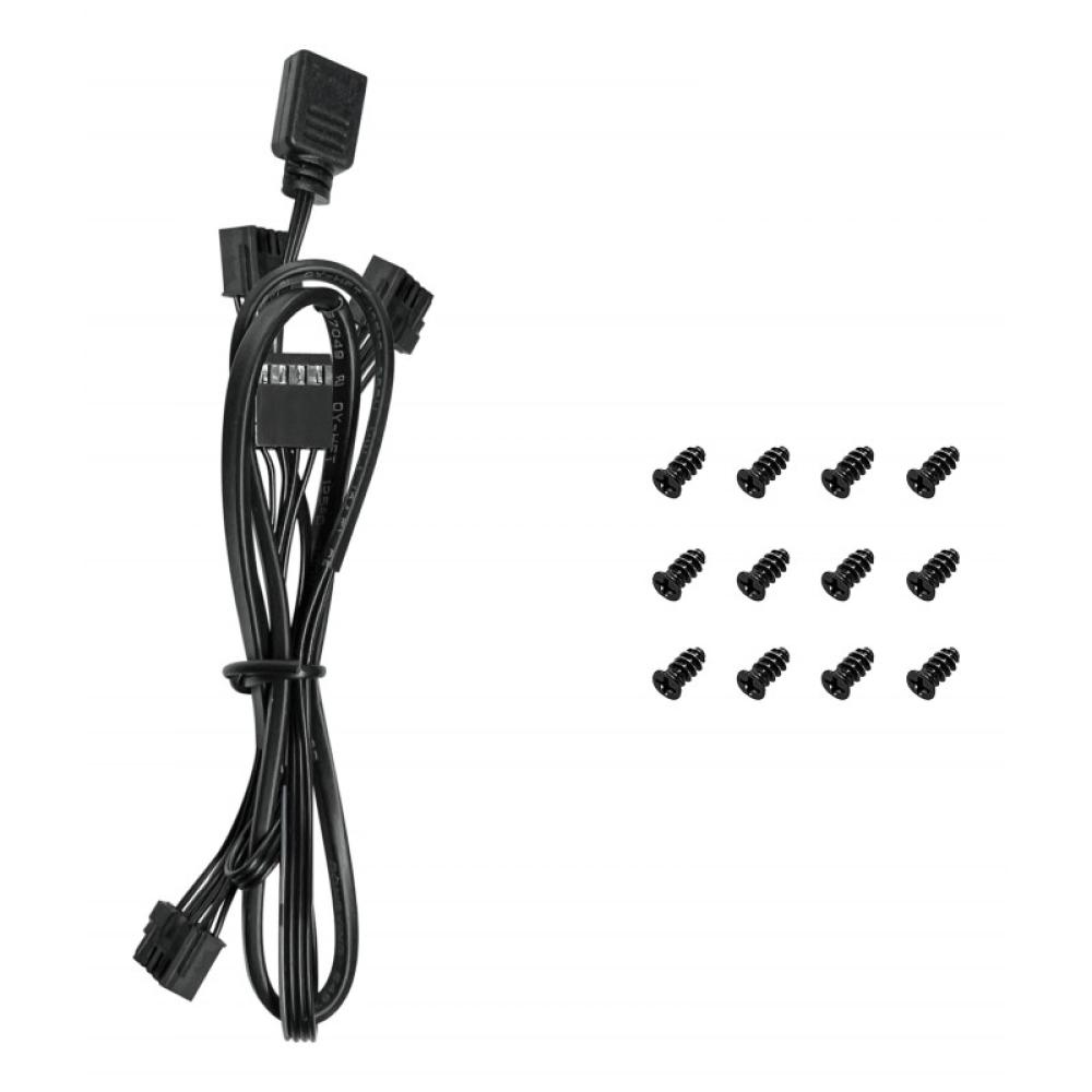 DeepCool - FL12-3 in 1 Carcasa del ordenador Ventilador 12 cm Negro 3 pieza(s)