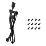 DeepCool - FL12-3 in 1 Carcasa del ordenador Ventilador 12 cm Negro 3 pieza(s)