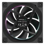 DeepCool - FL12-3 in 1 Carcasa del ordenador Ventilador 12 cm Negro 3 pieza(s)