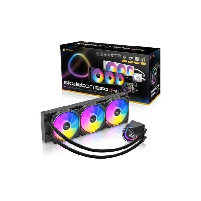 Antec - Skeleton 360 Procesador Sistema de refrigeración líquida todo en uno 12 cm Negro