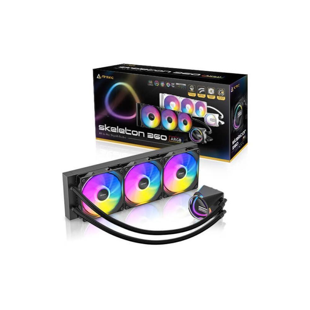 Antec - Skeleton 360 Procesador Sistema de refrigeración líquida todo en uno 12 cm Negro