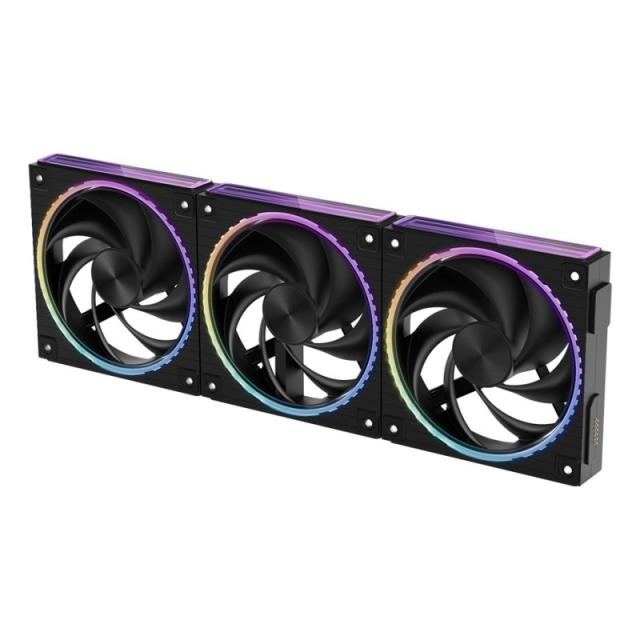 Zalman - ZM-DF120 BLACK sistema de refrigeración para ordenador Placa base Ventilador 12,4 cm Negro 1 pieza(s)