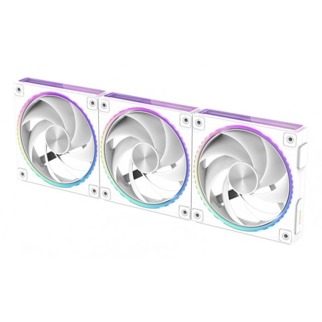 Zalman - ZM-DF120 WHITE sistema de refrigeración para ordenador Placa base Ventilador 12,4 cm Blanco 1 pieza(s)