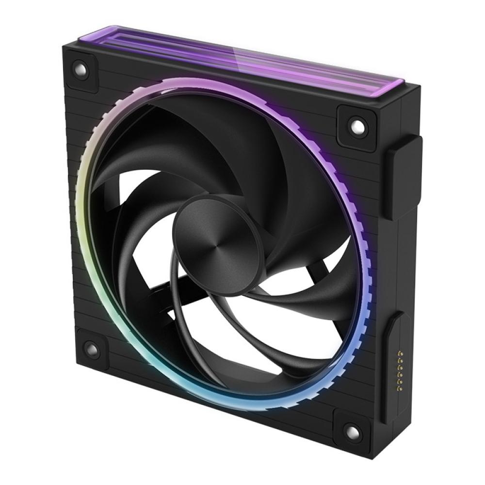 Zalman - ZM-DF120 A3 BLACK sistema de refrigeración para ordenador Placa base Ventilador 12,4 cm Negro 1 pieza(s)