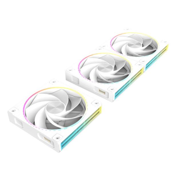 Zalman - ZM-DF120R Placa base Ventilador 12,4 cm Blanco 1 pieza(s)