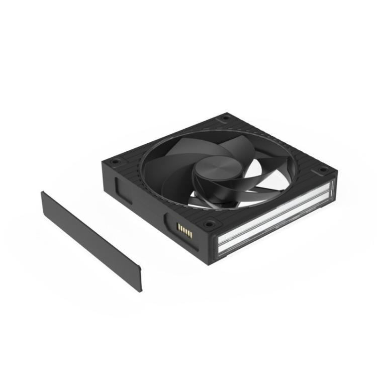 Zalman - ZM-DF120R A3 Placa base Ventilador 12,4 cm Negro 1 pieza(s)