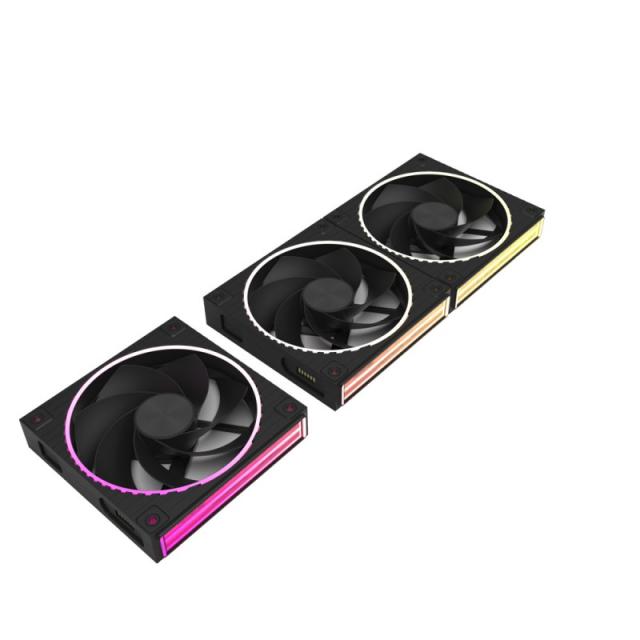 Zalman - ZM-DF120R A3 Placa base Ventilador 12,4 cm Negro 1 pieza(s)